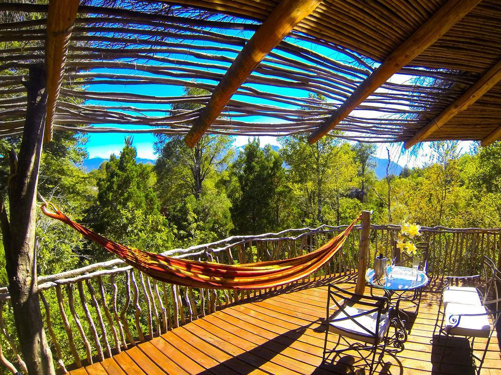 Tree Lodge Nidos De Пукон Экстерьер фото
